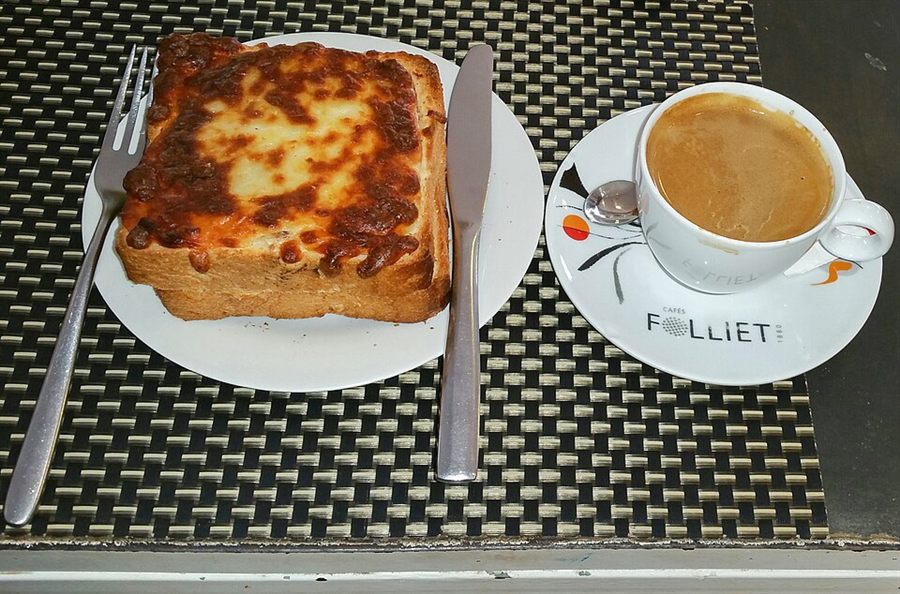 Homemade McDo-style Croque