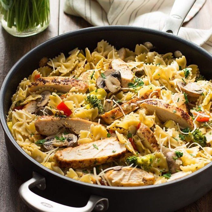 Poulet Alfredo au miel