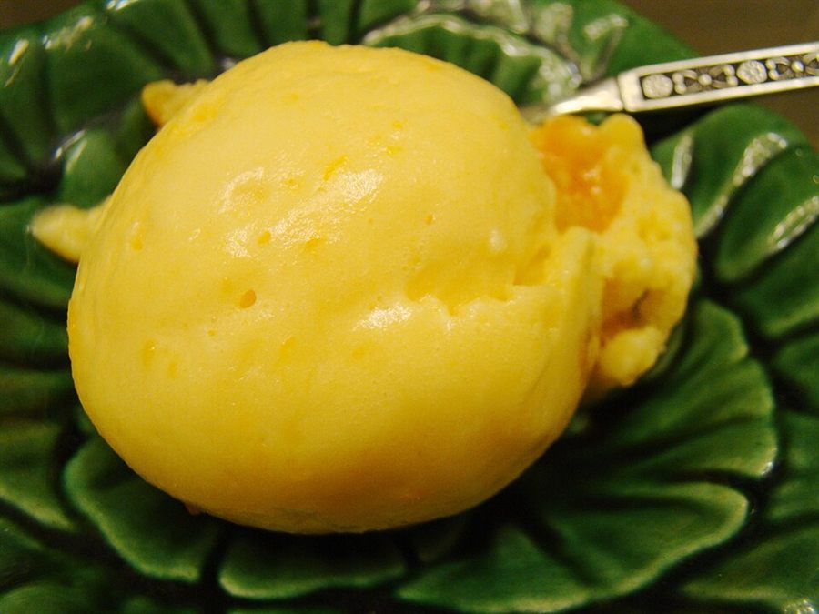 Apricot, Rosemary & Ginger Sorbet