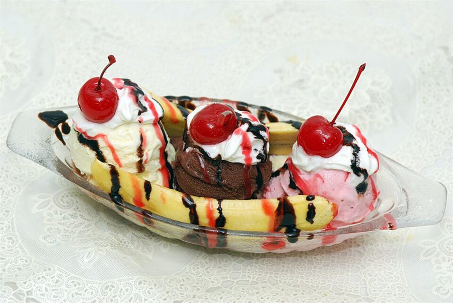 Glace banane-avocat