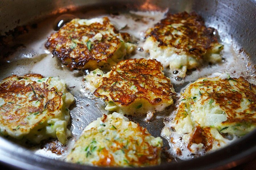 Apéro de courgettes au four