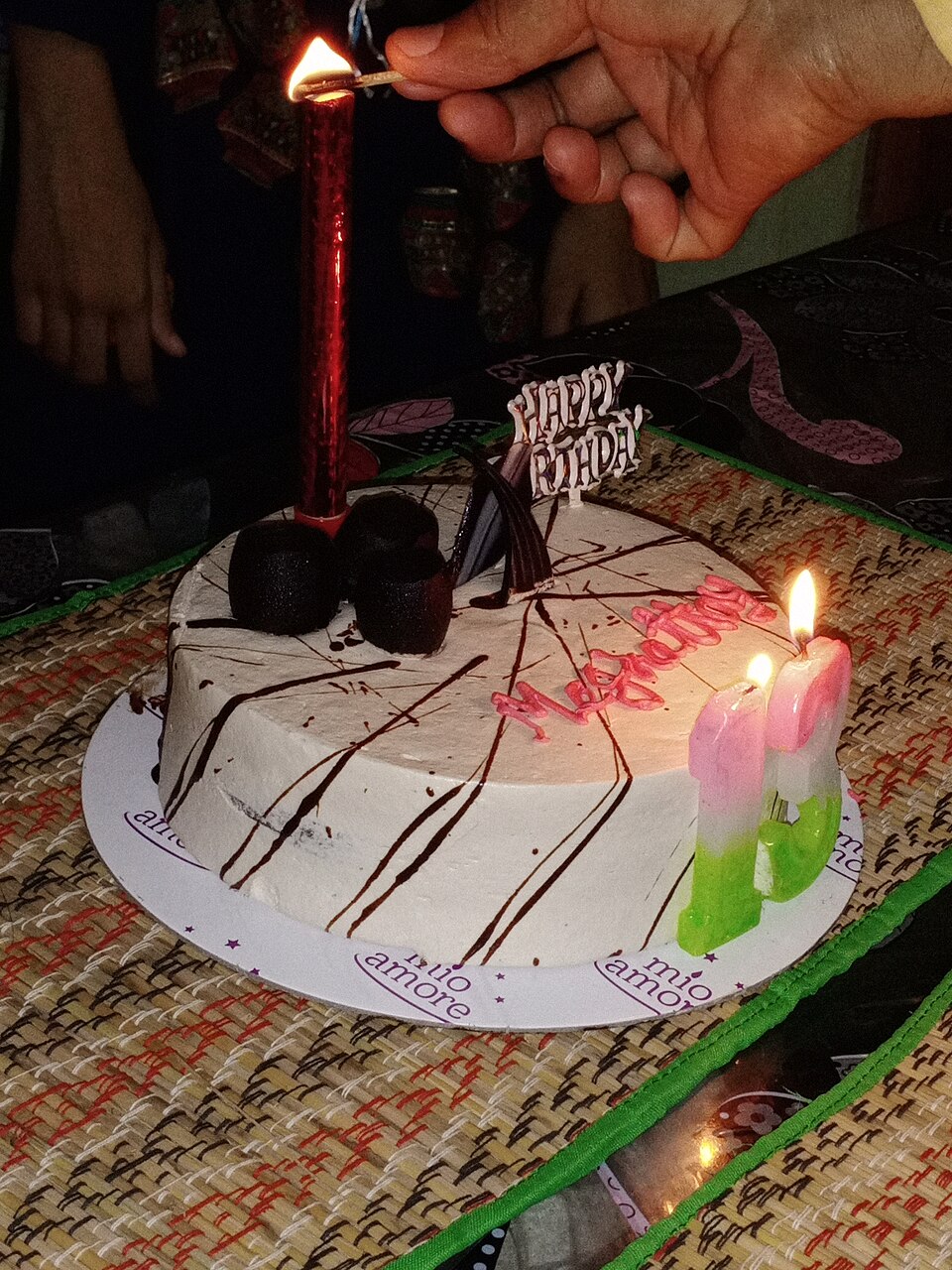 Gâteau d'anniversaire vanille