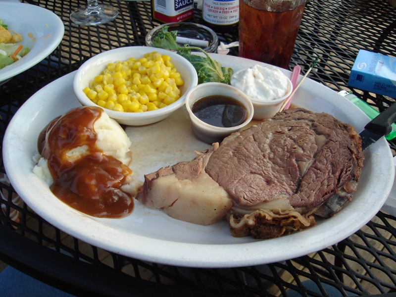 Roast prime rib