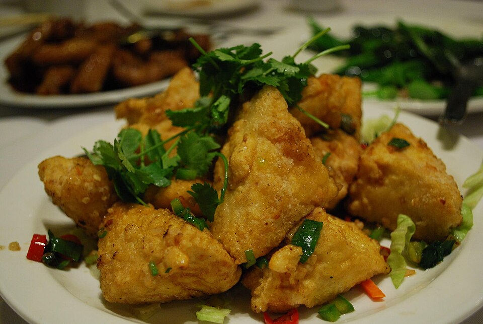 Feuilles de tofu sautées