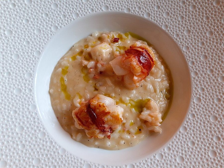Risotto au homard