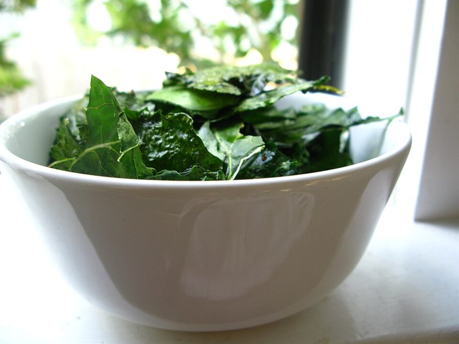 Chips de chou kale
