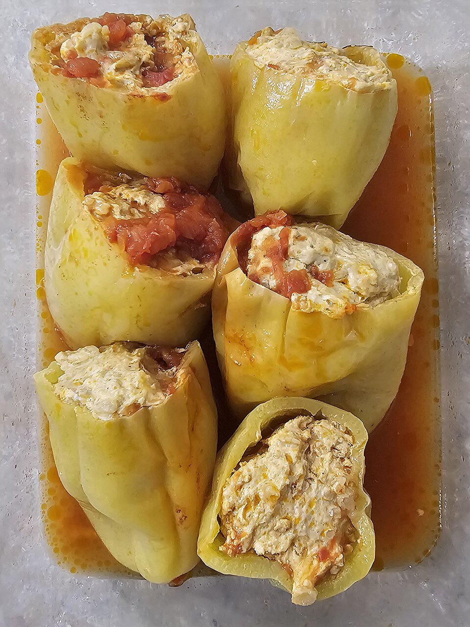 Poivrons farcis méditerranéens