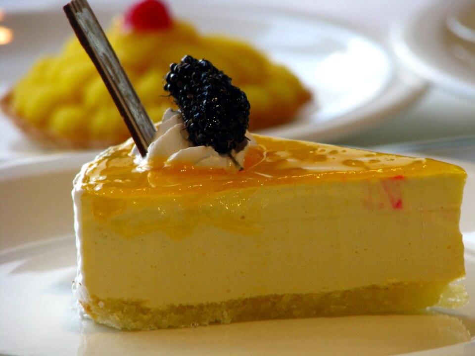 Cheesecake à la mangue sans cuisson