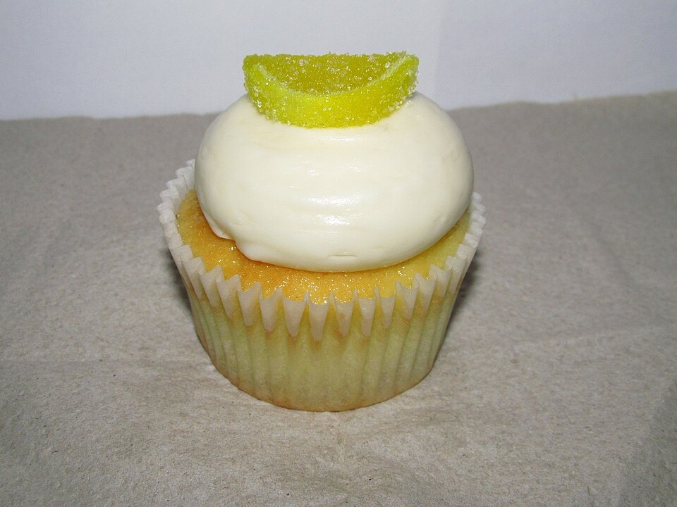 Lemon cupcakes with a creamy centre