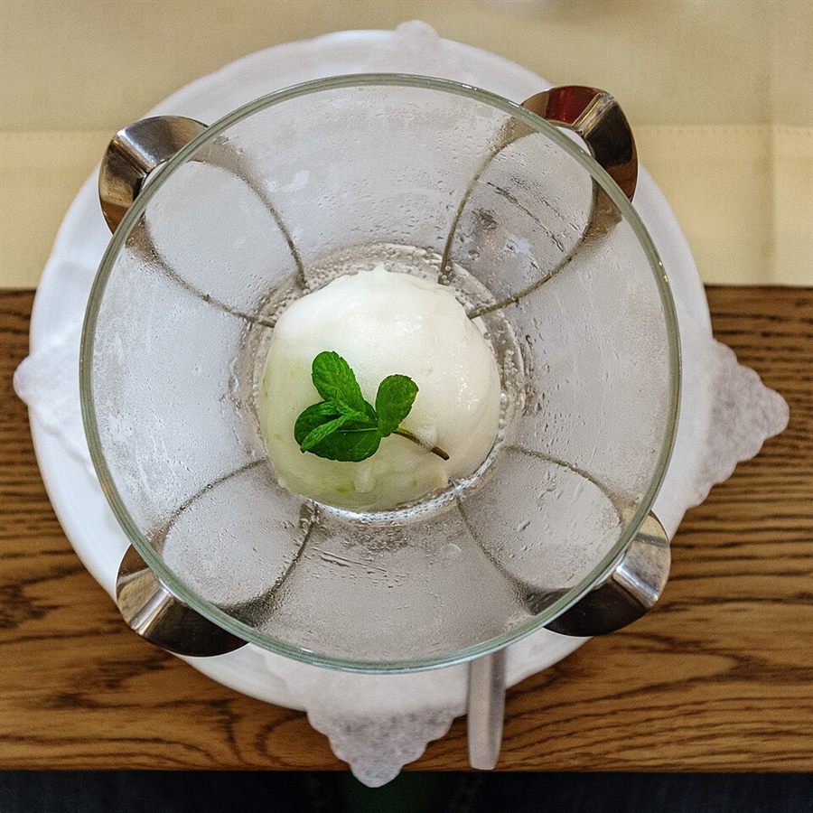 Lemon sorbet