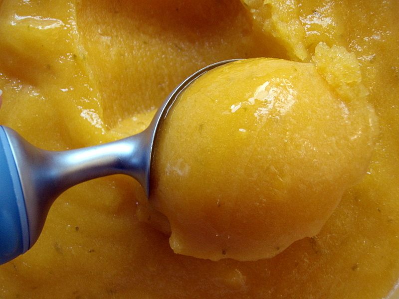 Sorbet à la mangue