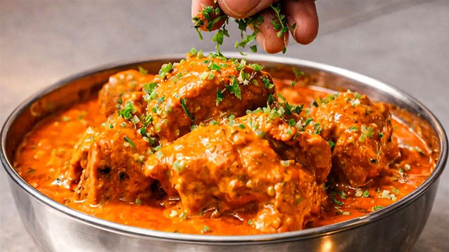 Butter chicken de chef, poulet tikka grillé
