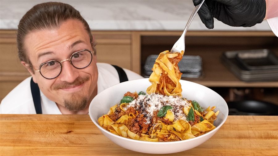 Short rib ragù with pappardelle