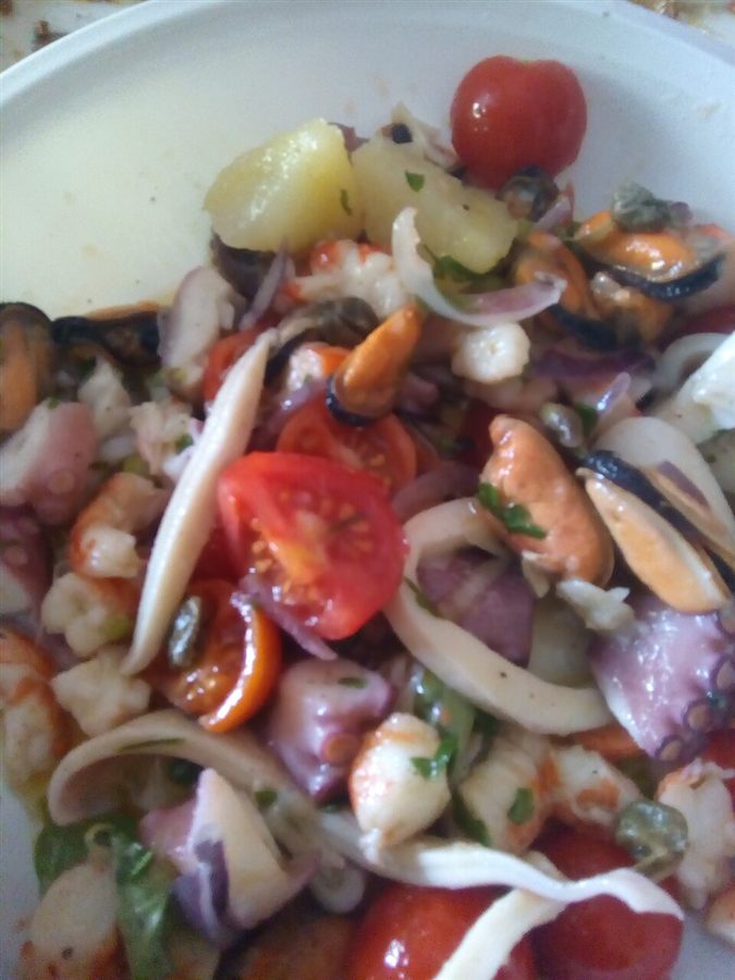Salade de fruits de mer à l'italienne