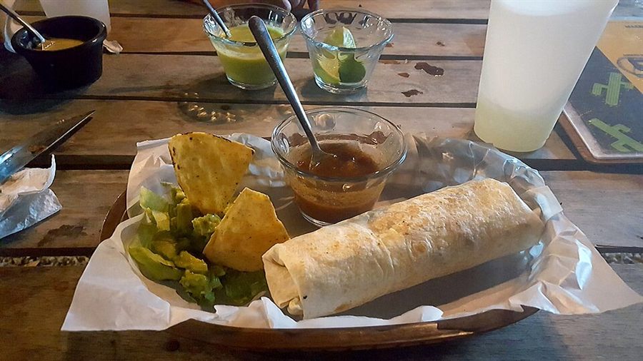 Burrito au poulet