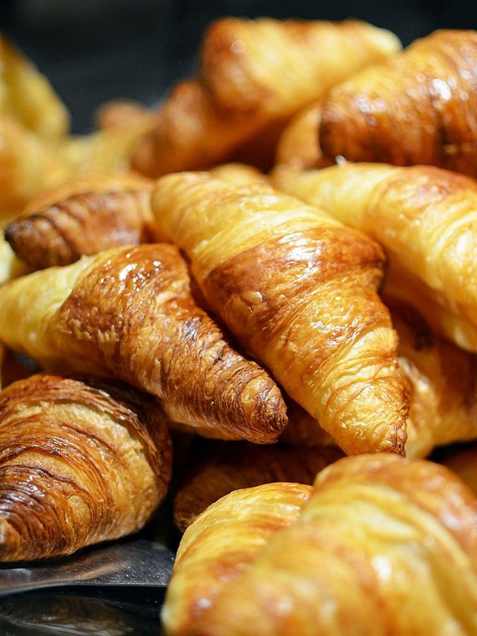Homemade croissants