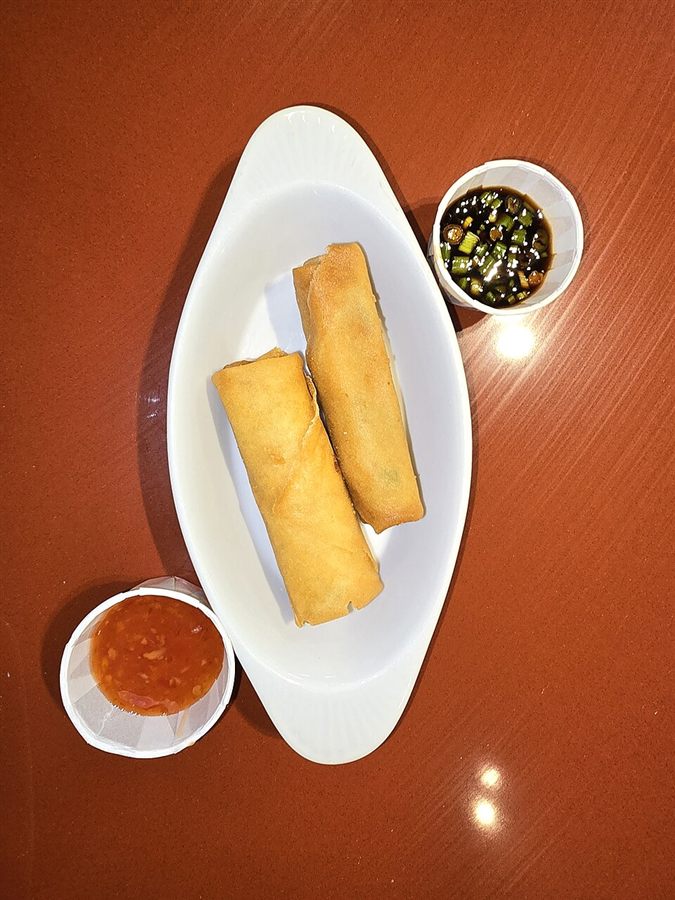 Egg rolls au porc et champignons