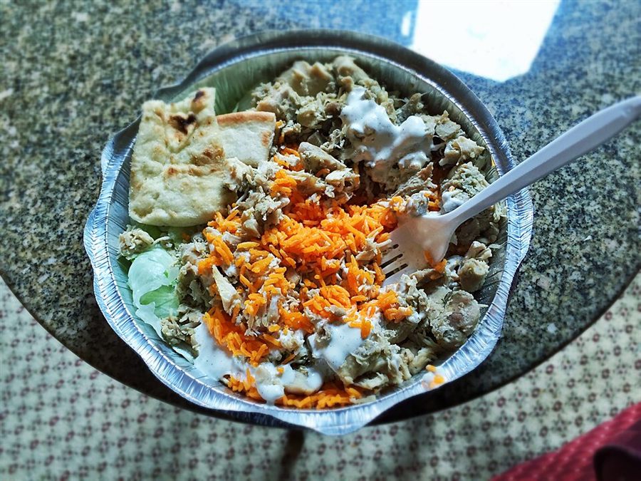 Poulet-riz façon halal cart