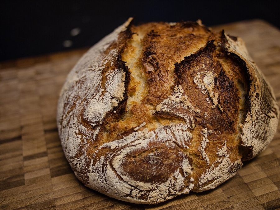 Pain artisanal sans pétrissage