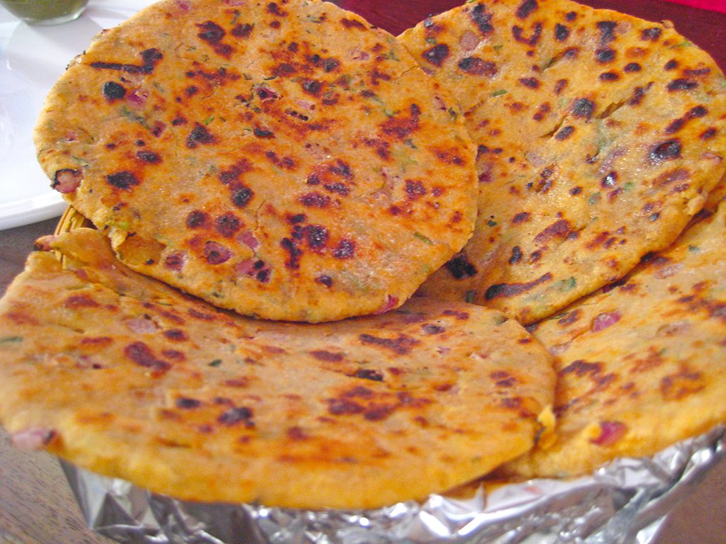 Missi roti (pain plat au besan)