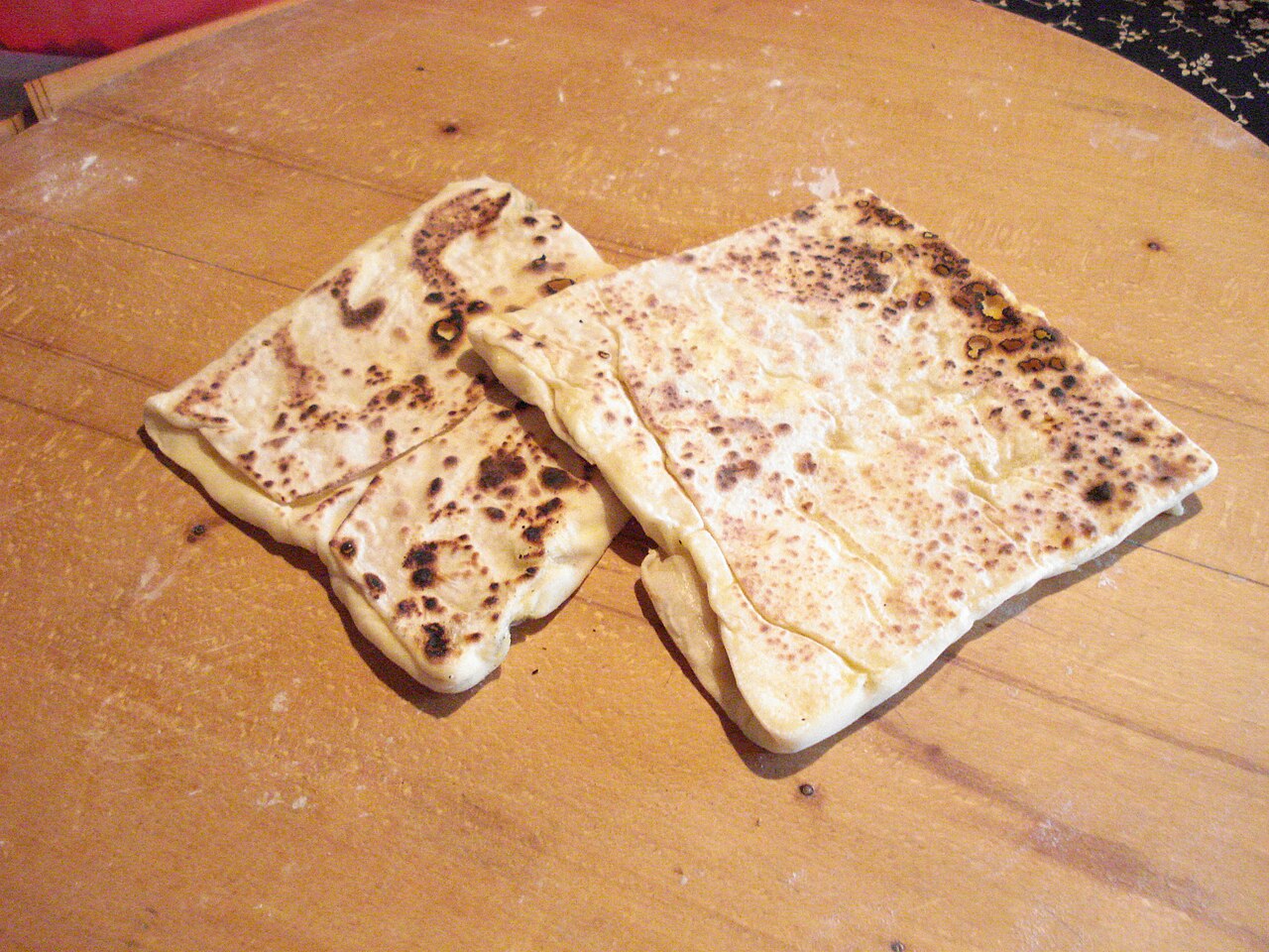Mercimekli gözleme (galette turque aux lentilles)