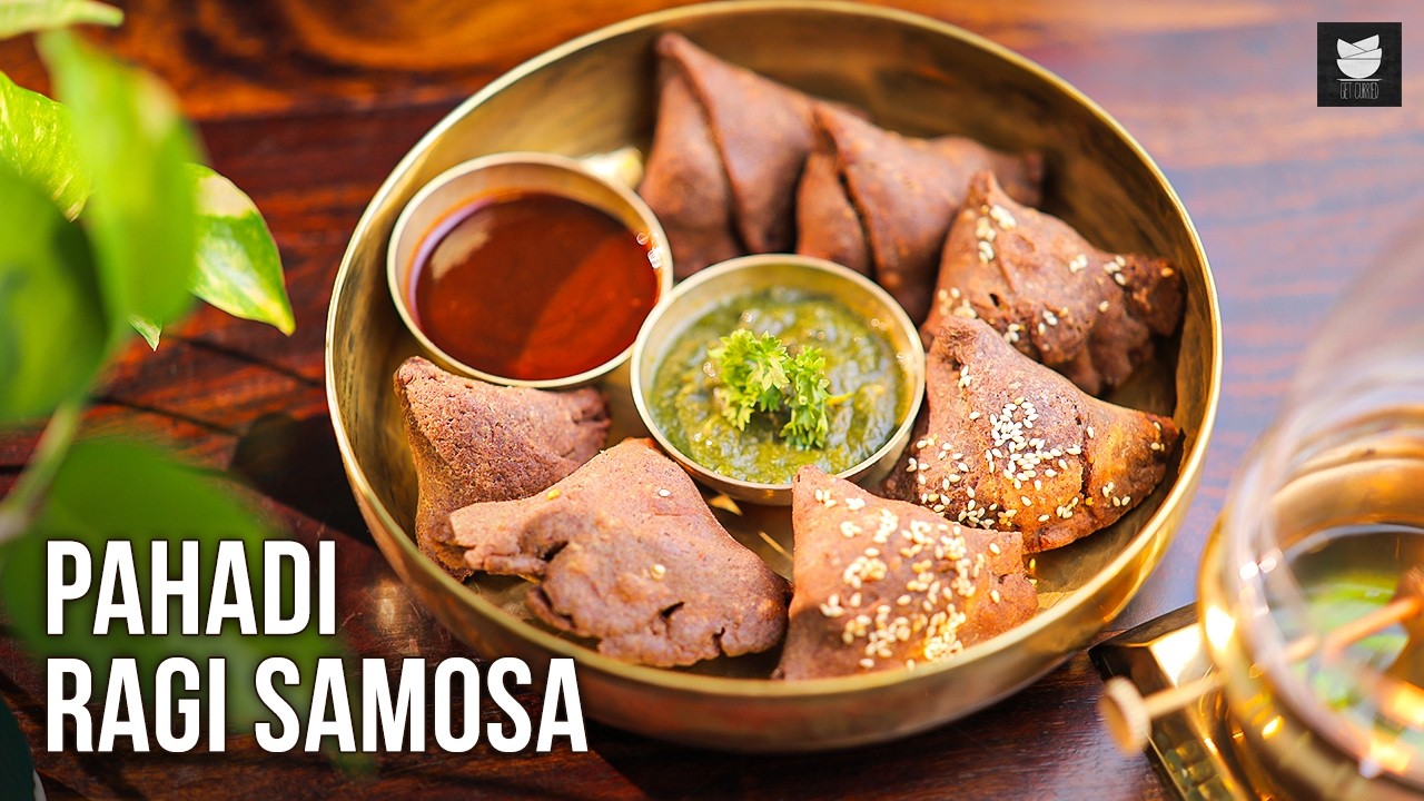 Ragi (millet) samosas