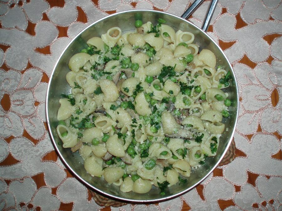 Pâtes aux petits pois (Pasta e piselli)