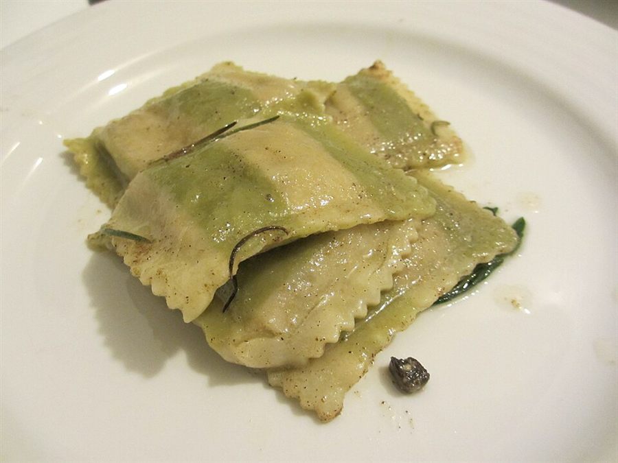 Homemade Meat & Cheese Ravioli