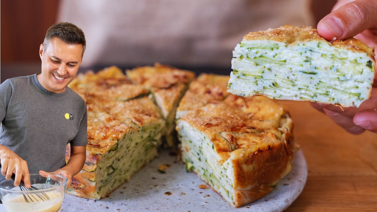 Invisible courgette cake