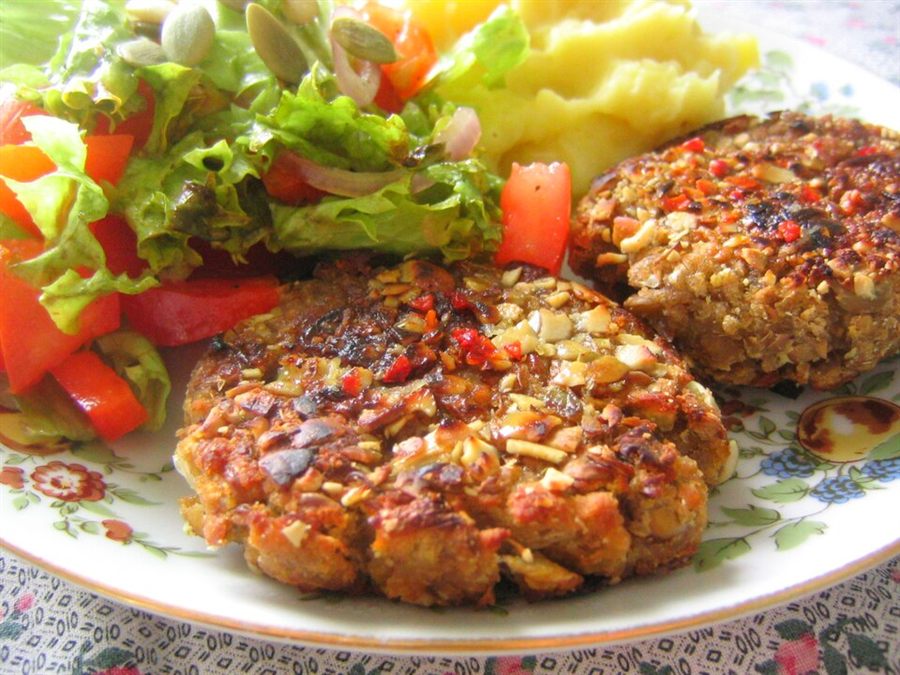 Galettes de lentilles aux herbes