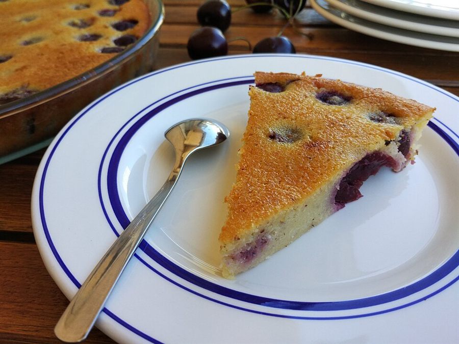 Cherry clafoutis