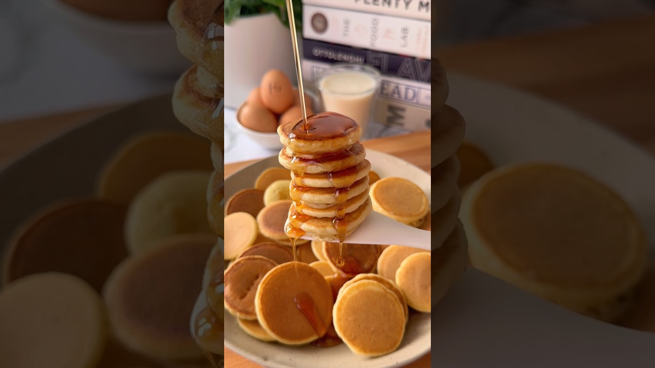 Mini-pancakes silver dollar