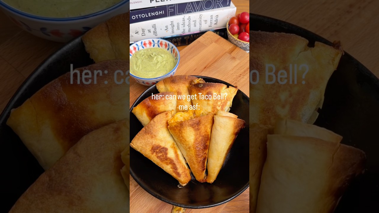 Cônes de tortilla au bœuf et fromage