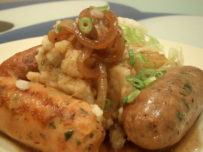Bangers and mash